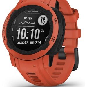 garmin Orange and Black Outdoor GPS Sports Watch
